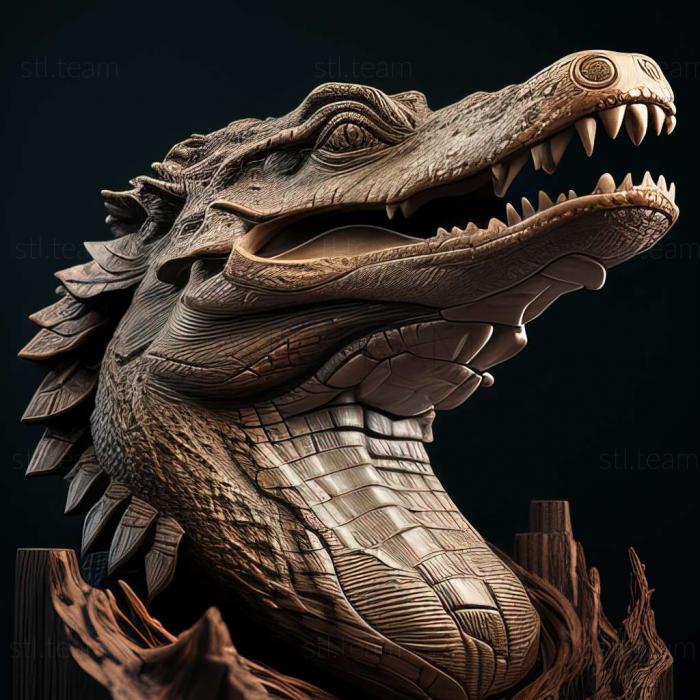 3D model alligator (STL)